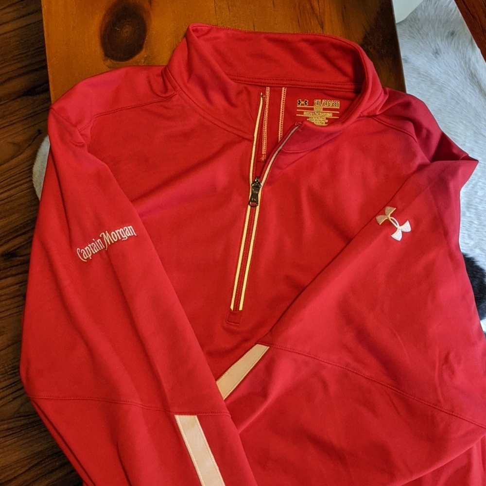 Red Captain Morgan Under Armour Men's Pullover